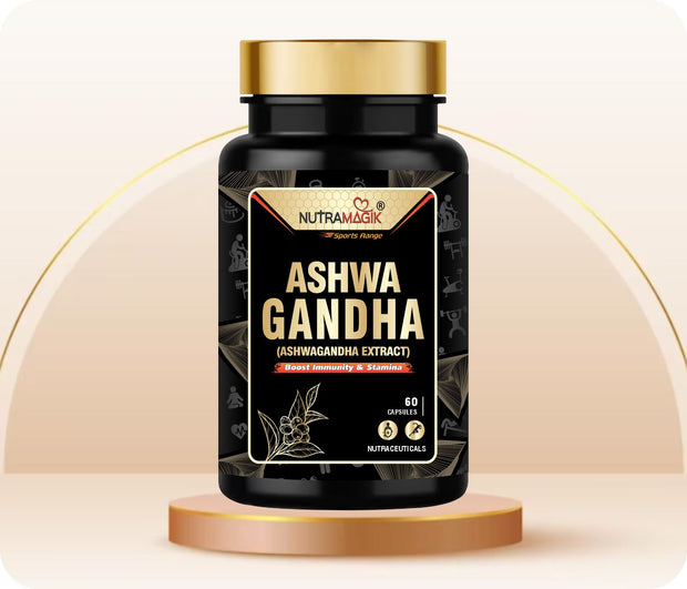 Ashwagandha Extract Withania Somnifera | Pure Natural Ashwagandha-Rejuvenates Mind & Body -60 Capsules