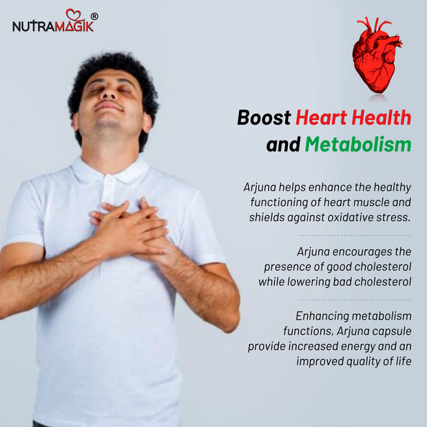 Arjuna Extract Supports Immunity & Heart Health- 60 Capsules