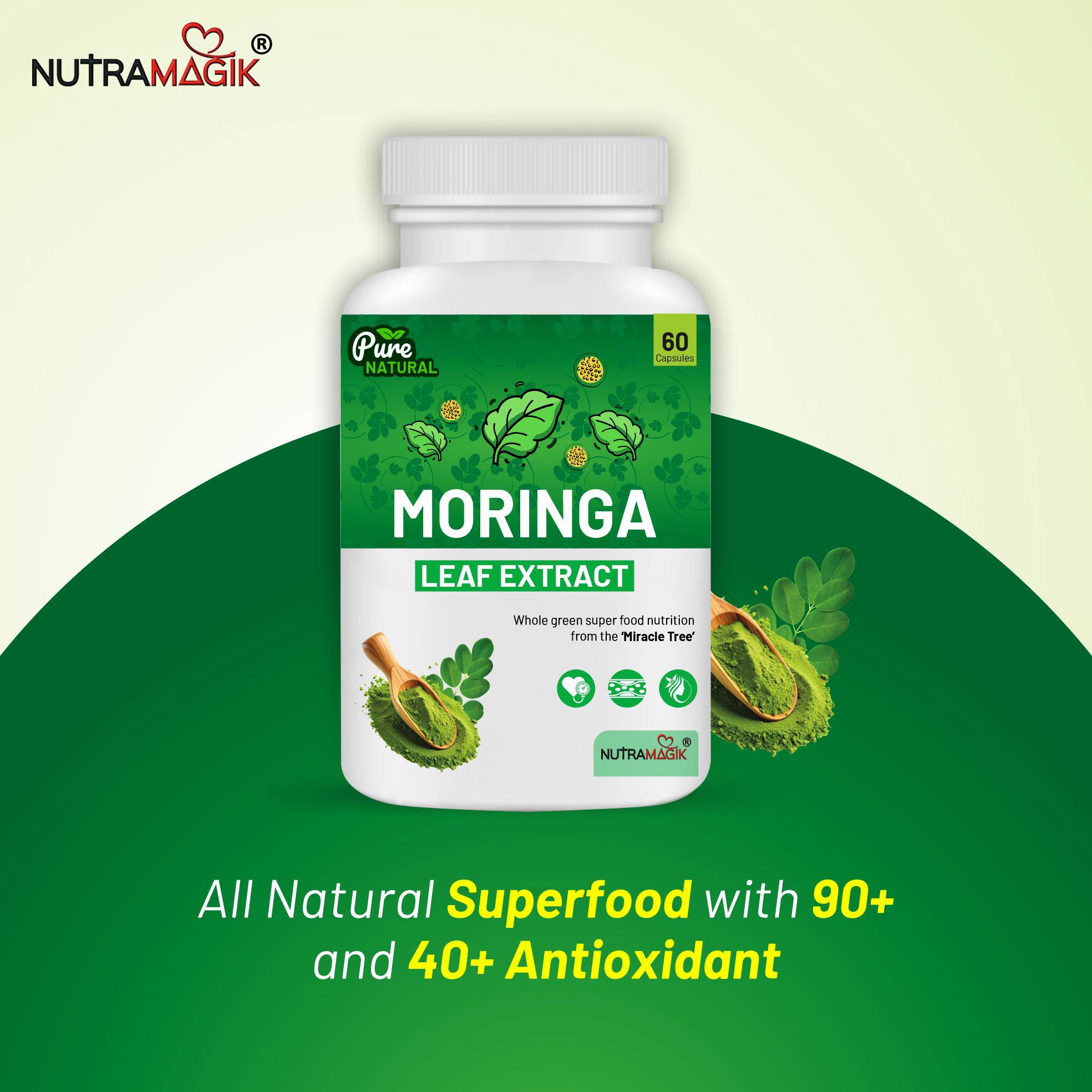 Moringa Leaves Capsule -60 capsules