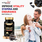 Shilajit Pure and Natural Shilajit - 30 Capsules