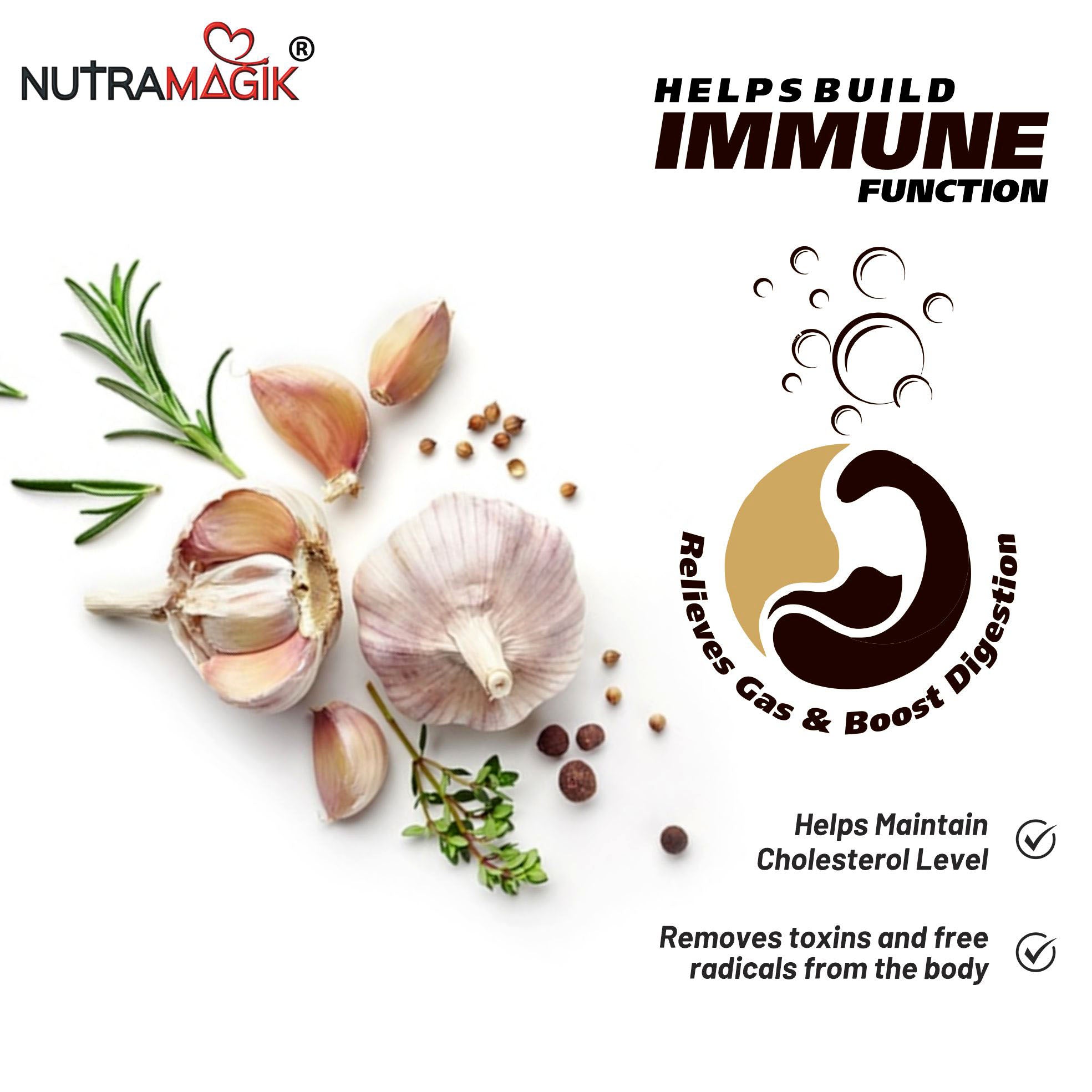 Garlic Extracts - 60 Capsules