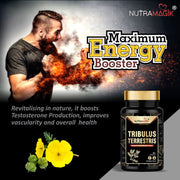 Tribulus Terrestris Gokshura Natural Testo Booster, Increase Stamina,Energy,Endurance -30 Capsules