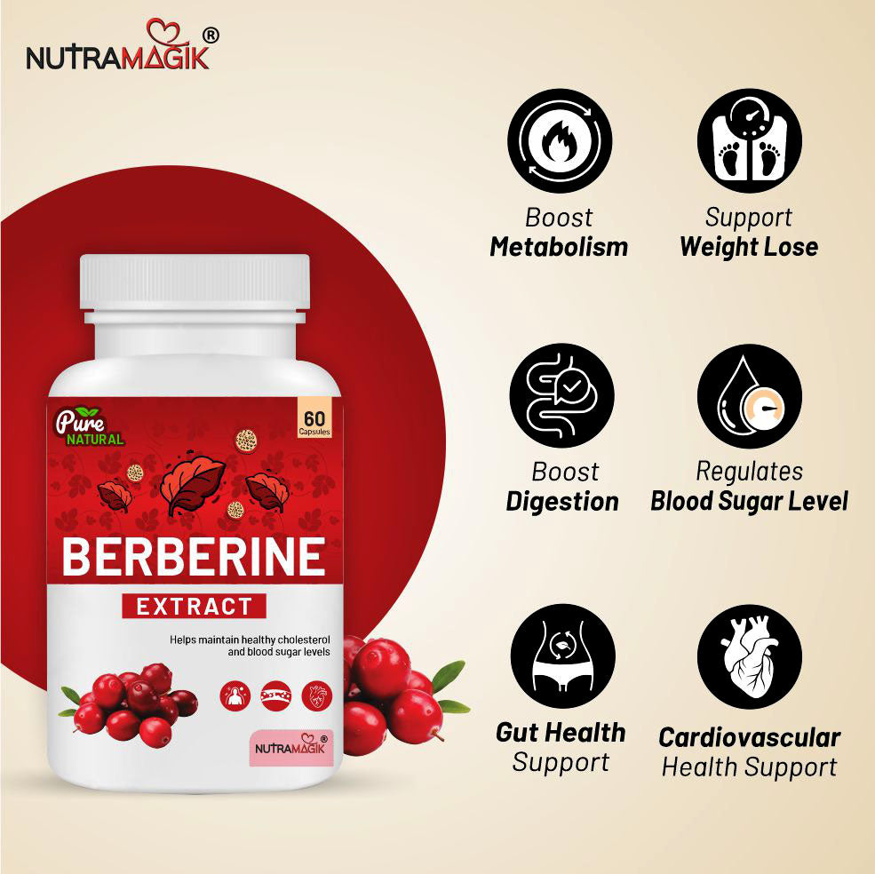 Berberine Extract- 60 Capsules