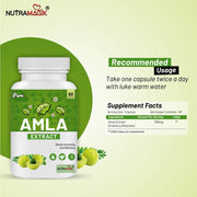Nutramagik Amla Extract - Boost Immunity and Wellness - 60 Capsules