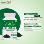 Spirulina Super Green - 60 Capsules
