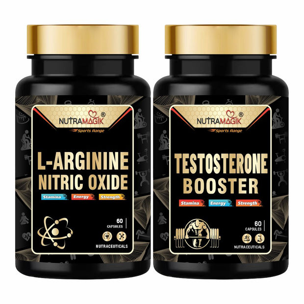Combo Deals Testosterone Booster & L Arginine Pack of 1 Each