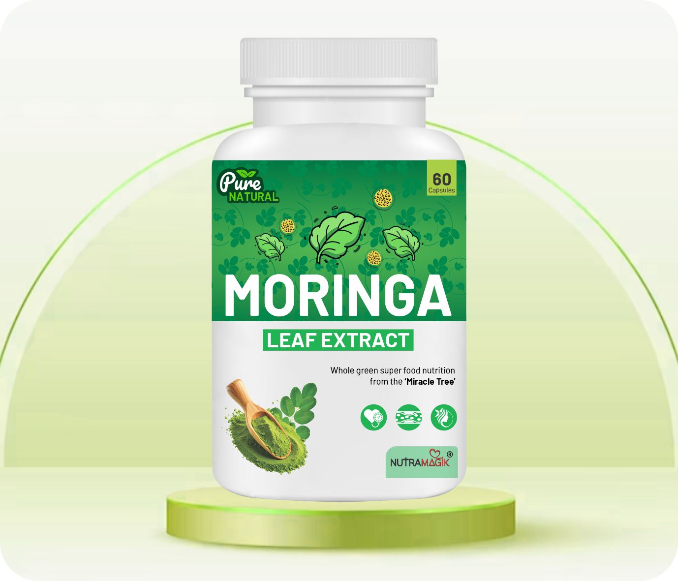 Moringa Leaves Capsule -60 capsules