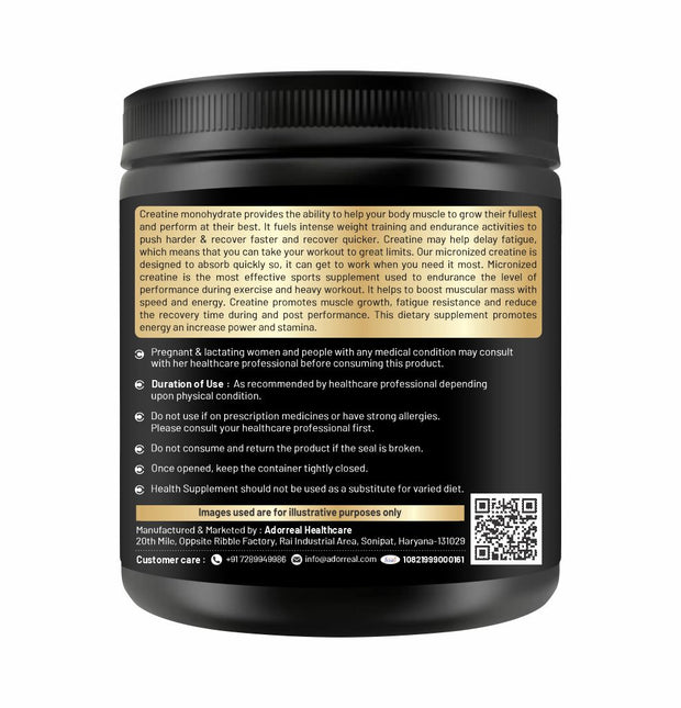 Combo Deals EAA+BCAA Orange Flavour 200gm & Creatine Monohydrate 100gm unflavoured- Pack of 1 Each