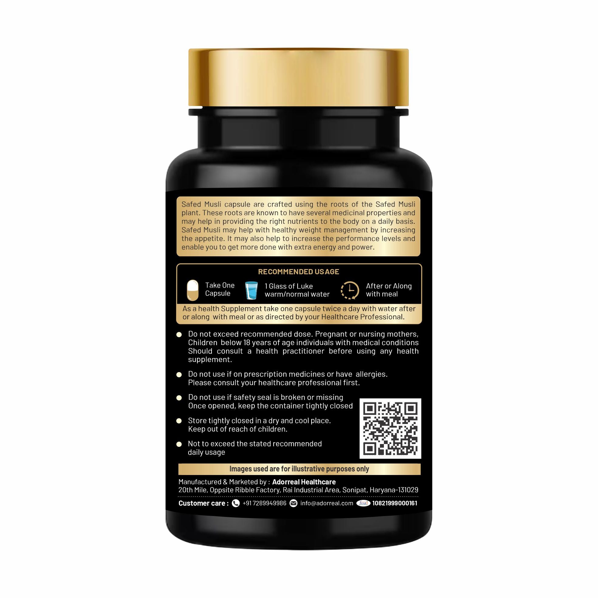Safed Musli -60 Capsules
