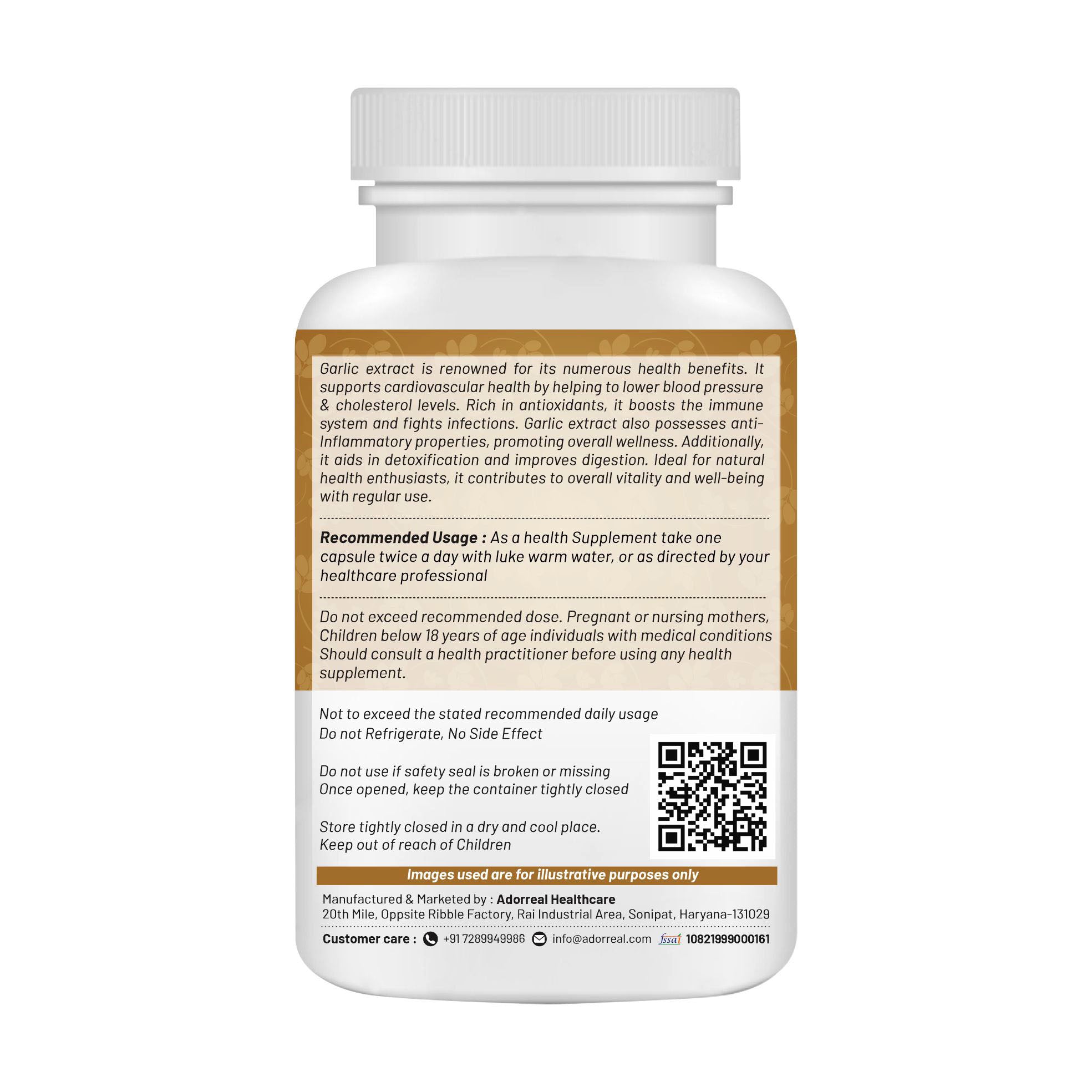 Garlic Extracts - 60 Capsules