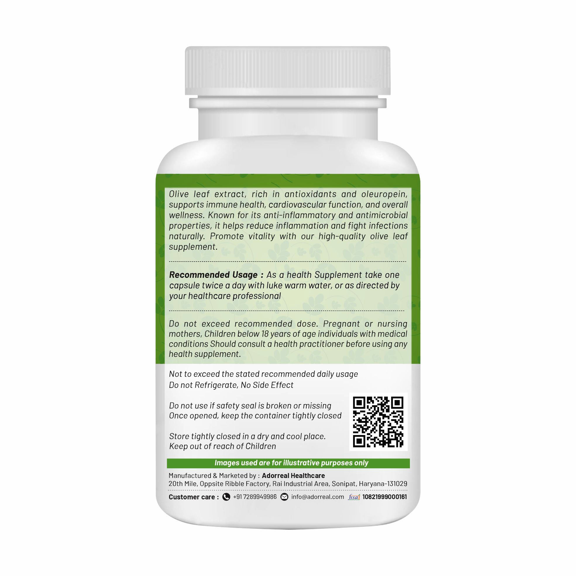 Olive Leaf Extract - 60 Capsules