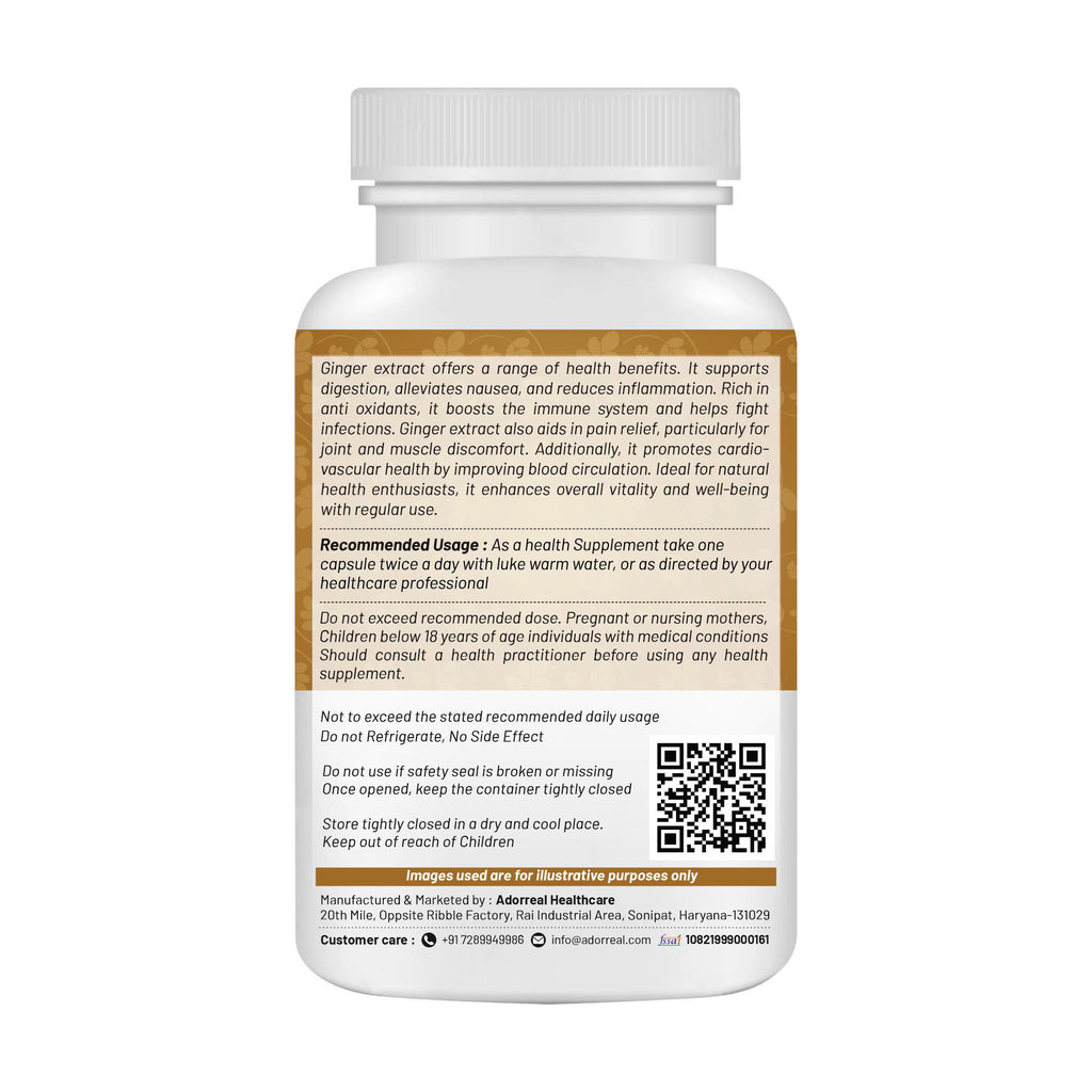 Ginger Extract -60 Capsules