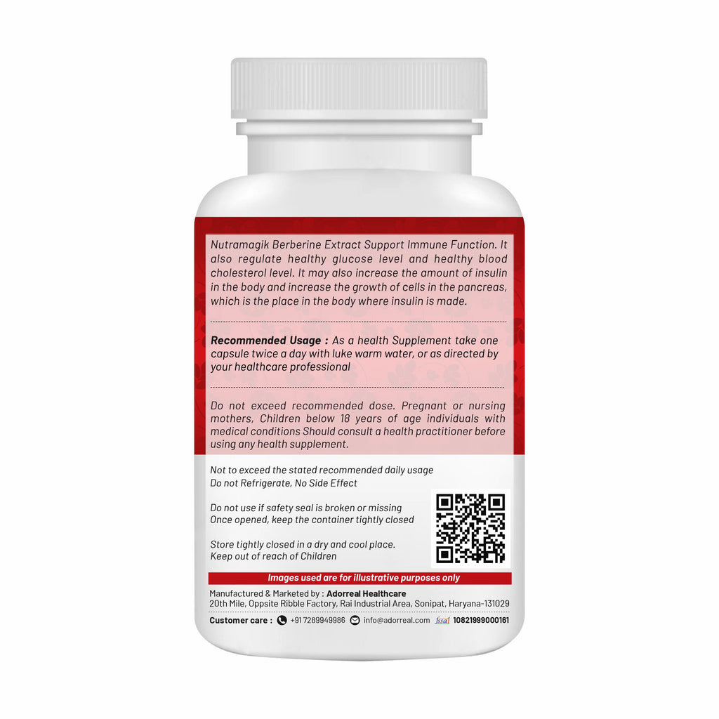 Berberine Extract- 60 Capsules