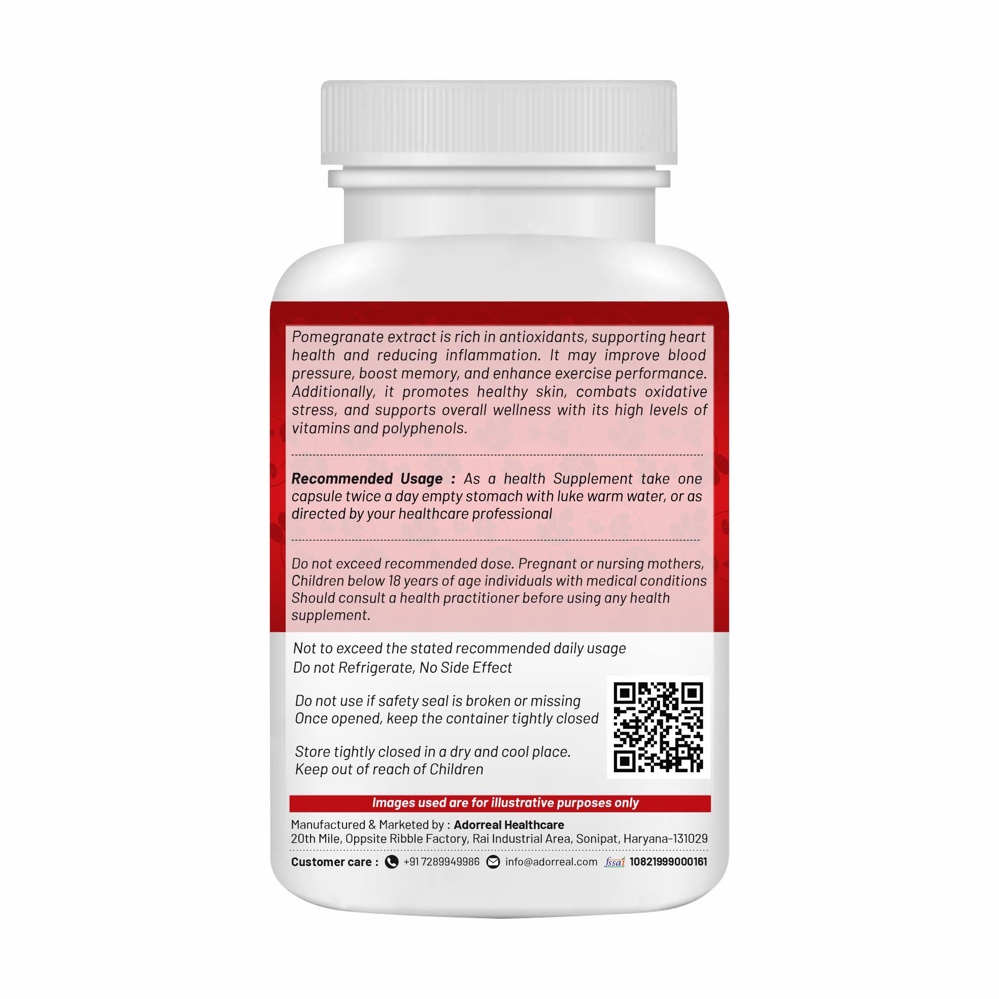 Pomegranate Extract -60 capsules
