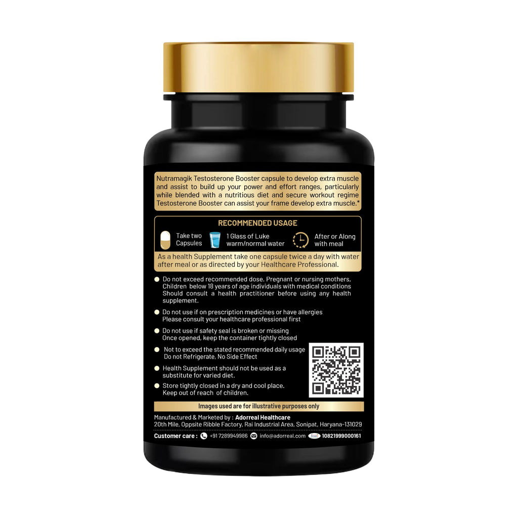 Testosterone Booster- 60 Capsules