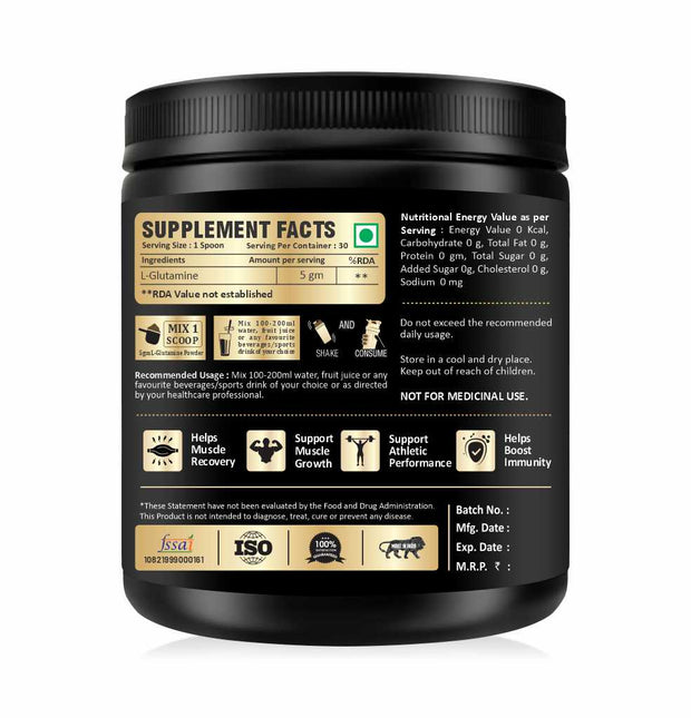 Combo Deals Creatine Unflavoured 100gm & L Glutamine unflavoured 100gm