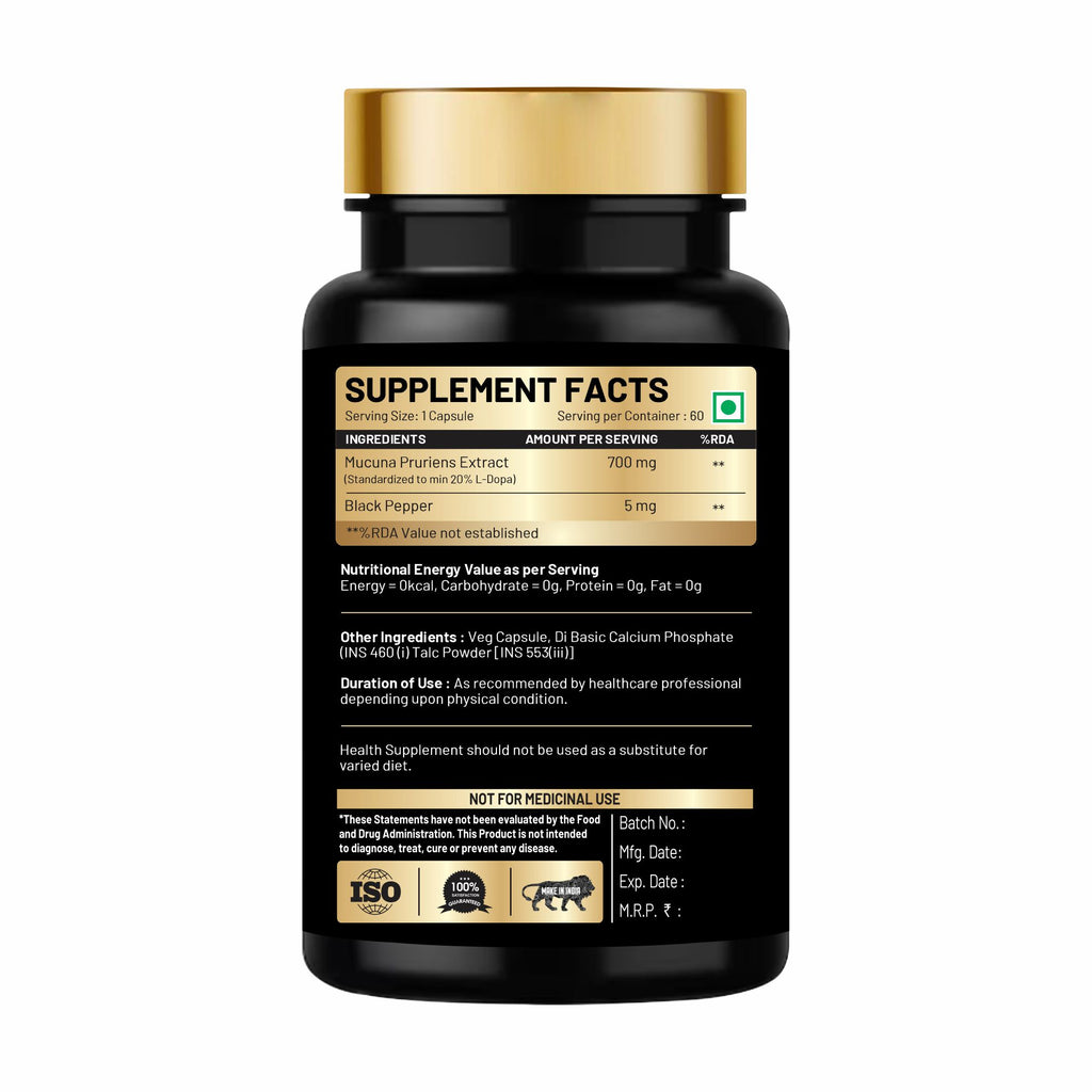 Mucuna Pruriens - 60 Capsules