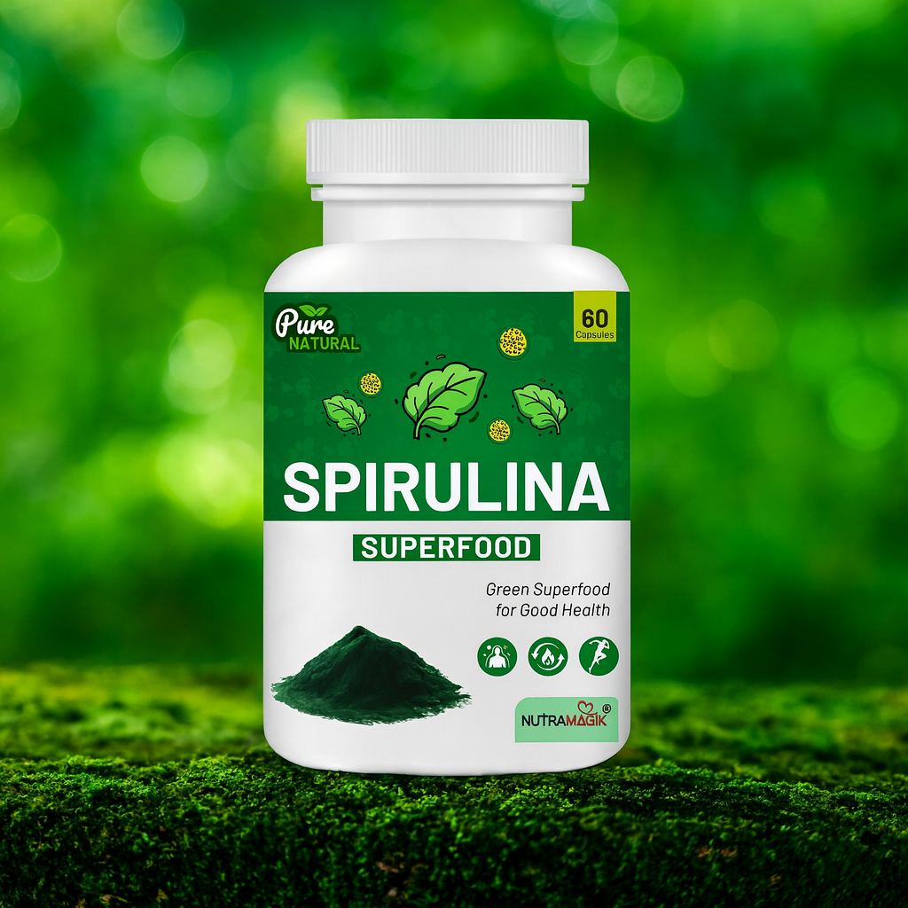 Spirulina Super Green - 60 Capsules
