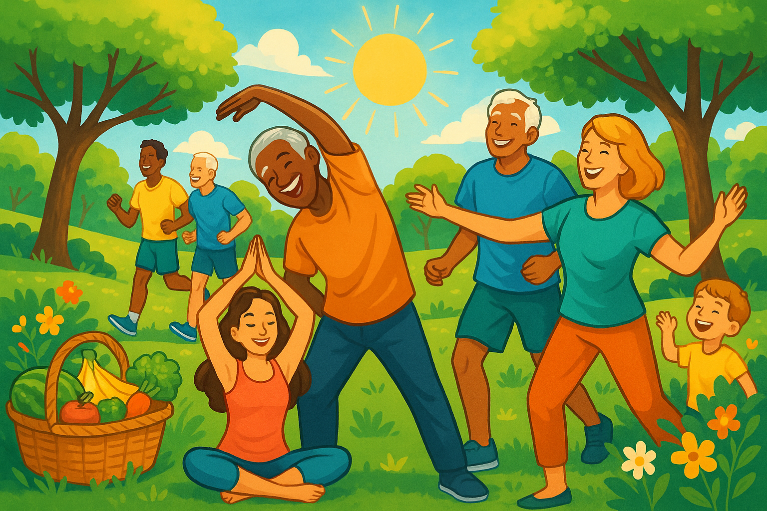 happy for healthy life