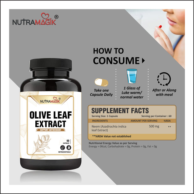 Neem Extract Natural Blood Purifier | Improves Skin Health | Supports Detoxification-60 Capsules