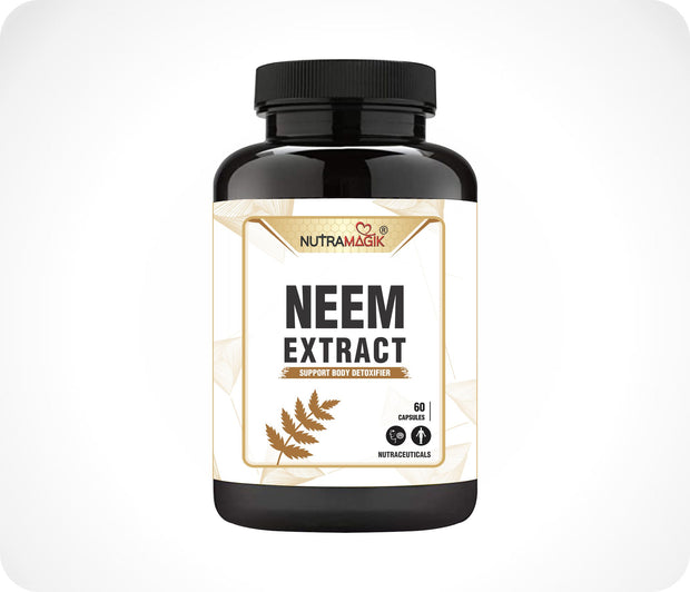 Neem Extract Natural Blood Purifier | Improves Skin Health | Supports Detoxification-60 Capsules